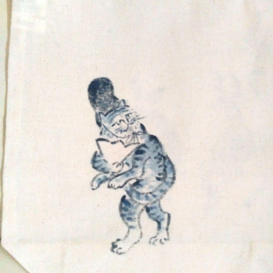 暖簾『鳥獣戯画 弓 腕比べ』水墨画家による肉筆 一点物 暖簾『鳥獣戯画 弓 腕比べ』水墨画家による肉筆 一点物 - メルカリ